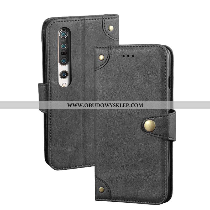 Etui Xiaomi Mi 10 Pro Osobowość Karta Futerał, Futerał Xiaomi Mi 10 Pro Vintage Młodzież Czarna