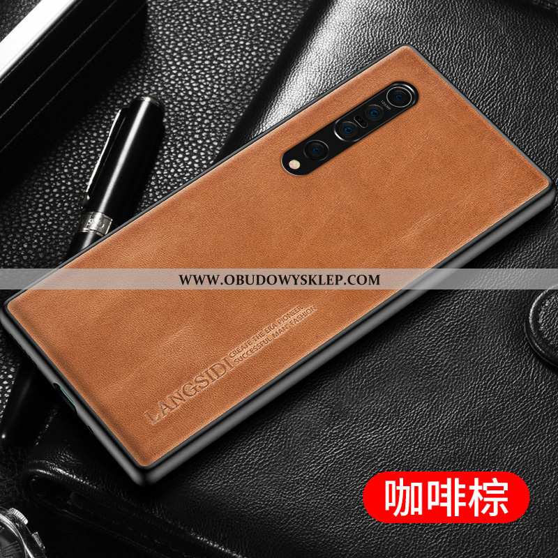 Etui Xiaomi Mi 10 Pro Prawdziwa Skóra Ochraniacz Telefon Komórkowy, Futerał Xiaomi Mi 10 Pro Super P