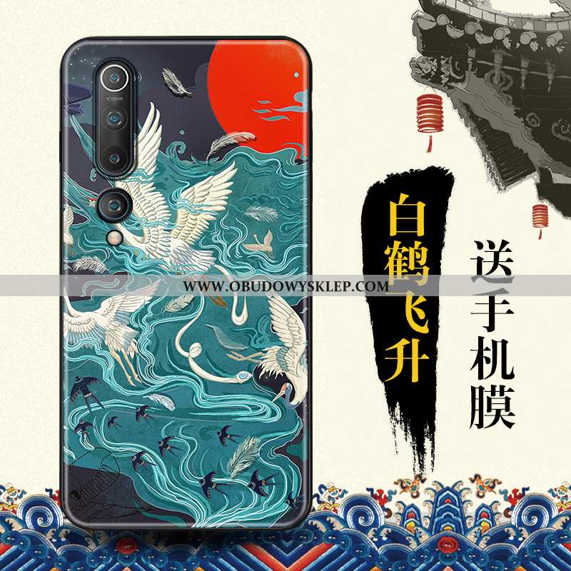 Etui Xiaomi Mi 10 Trendy Dostosowane Etui, Futerał Xiaomi Mi 10 Ochraniacz Relief Niebieska