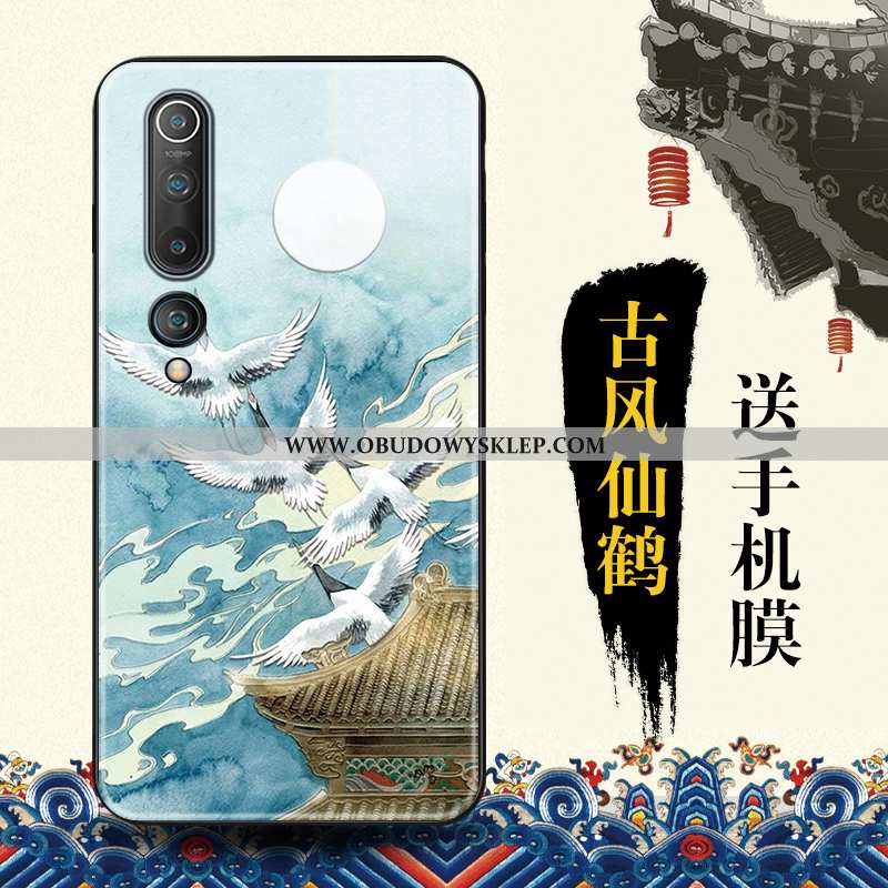 Etui Xiaomi Mi 10 Trendy Dostosowane Etui, Futerał Xiaomi Mi 10 Ochraniacz Relief Niebieska