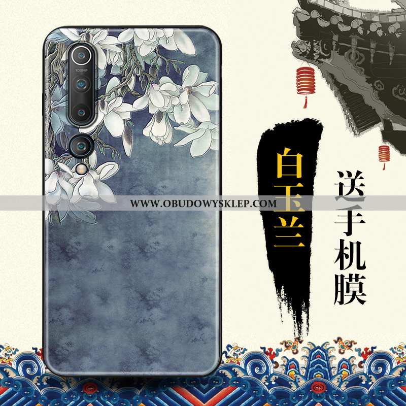 Etui Xiaomi Mi 10 Trendy Dostosowane Etui, Futerał Xiaomi Mi 10 Ochraniacz Relief Niebieska