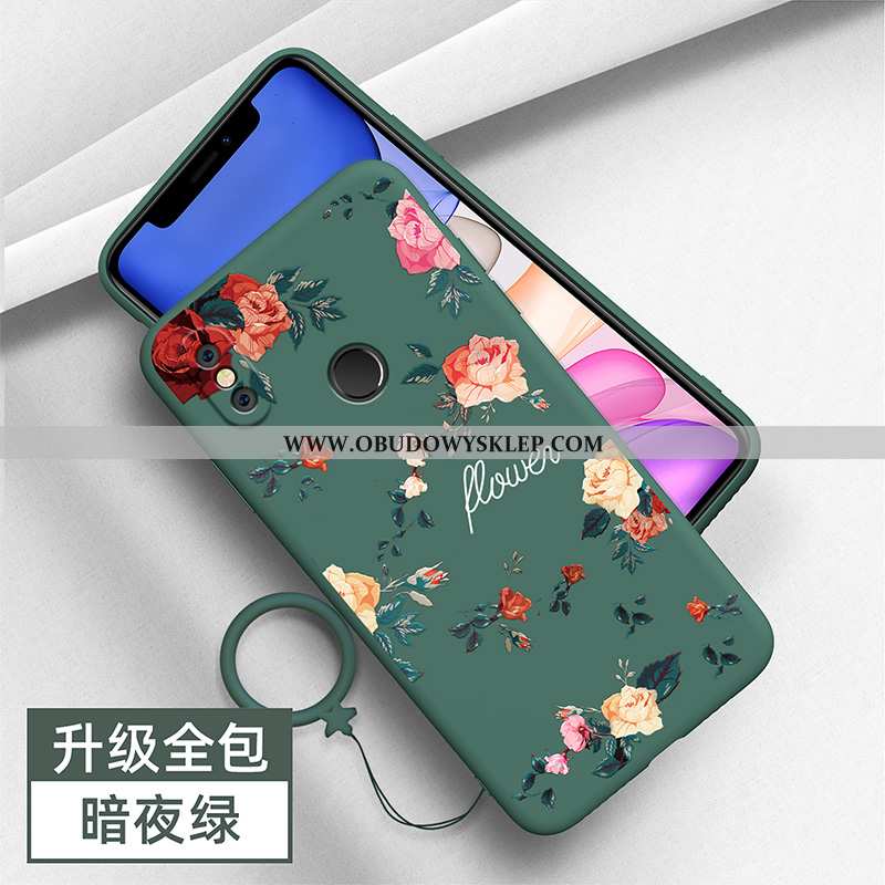 Etui Xiaomi Mi 8 Kreatywne Silikonowe Zielony, Futerał Xiaomi Mi 8 Trendy Młodzież Zielone