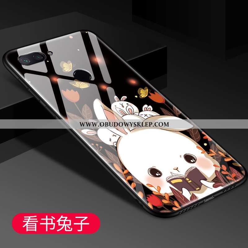 Etui Xiaomi Mi 8 Lite Kreskówka Szkło Futerał, Futerał Xiaomi Mi 8 Lite Trendy Różowe Rozowa