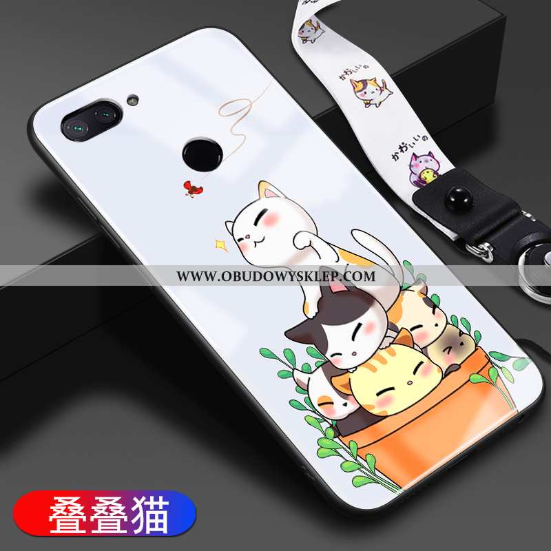 Etui Xiaomi Mi 8 Lite Osobowość Lustro Etui, Futerał Xiaomi Mi 8 Lite Piękny Szkło Zielone