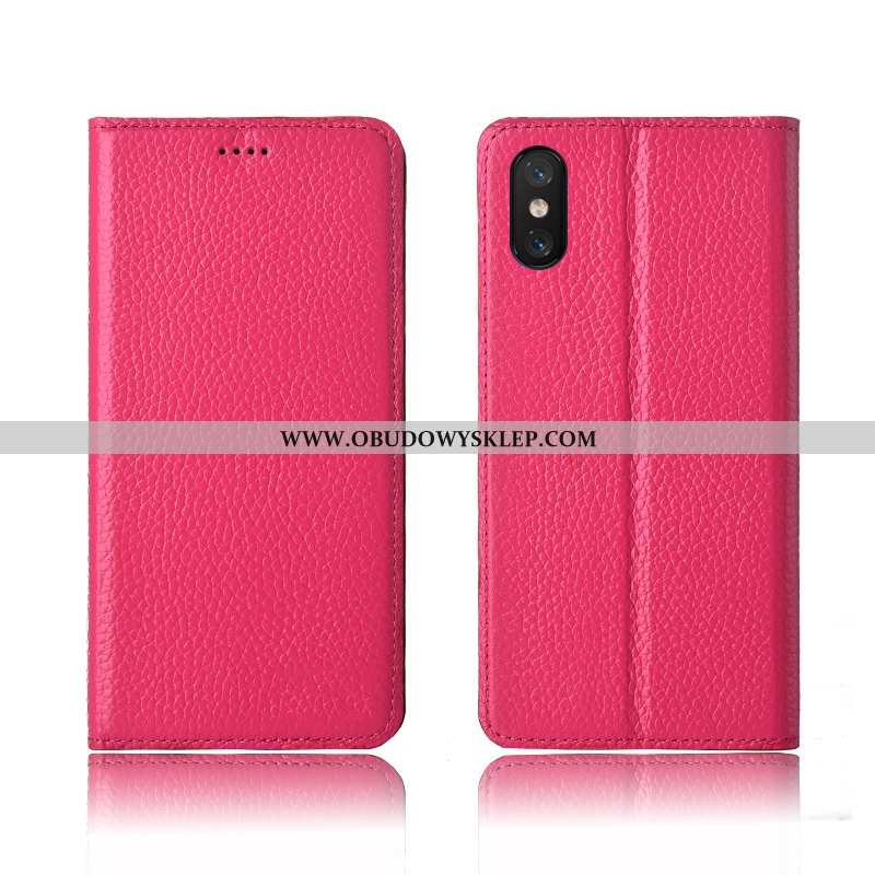 Etui Xiaomi Mi 8 Pro Miękki Prawdziwa Skóra Etui, Futerał Xiaomi Mi 8 Pro Silikonowe Brązowy Kawowy