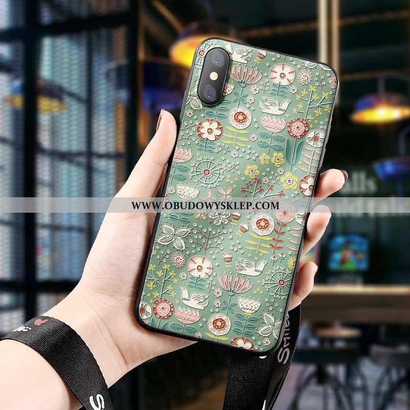 Etui Xiaomi Mi 8 Pro Ochraniacz Młodzież Osobowość, Futerał Xiaomi Mi 8 Pro Nubuku Trendy Zielone