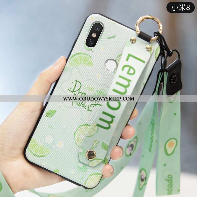 Etui Xiaomi Mi 8 Wzór Osobowość Ochraniacz, Futerał Xiaomi Mi 8 Cienkie Zielone