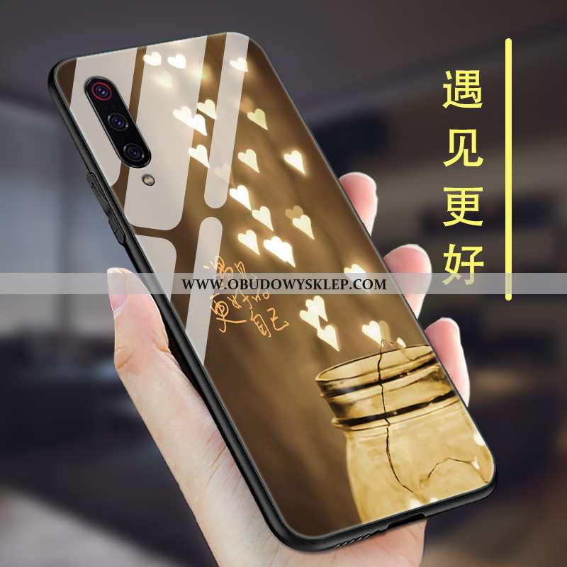 Etui Xiaomi Mi 9 Cienkie Nowy Mały, Futerał Xiaomi Mi 9 Silikonowe Proste Brązowe