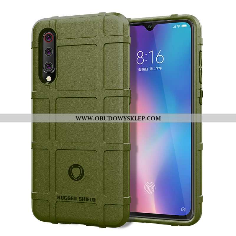 Etui Xiaomi Mi 9 Lite Miękki All Inclusive Ochraniacz, Futerał Xiaomi Mi 9 Lite Silikonowe Mały Ziel