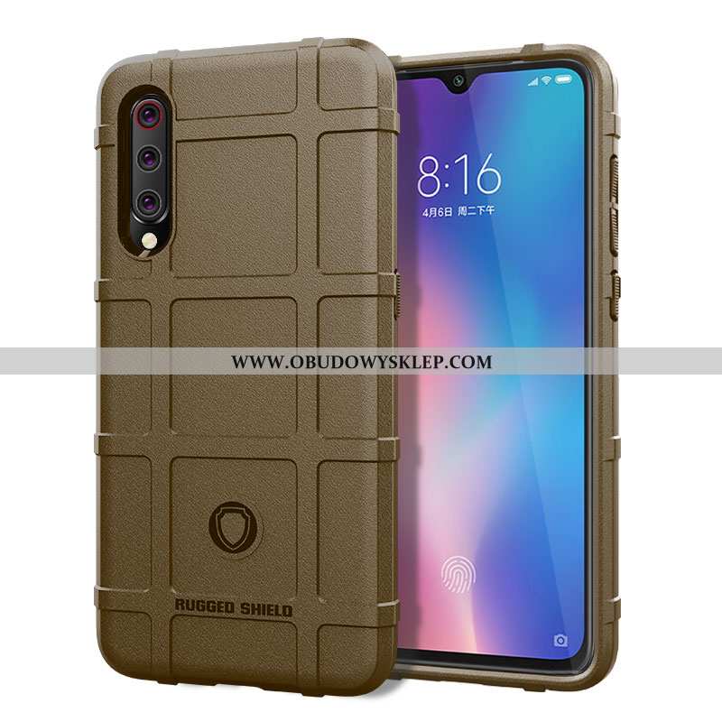 Etui Xiaomi Mi 9 Lite Miękki All Inclusive Ochraniacz, Futerał Xiaomi Mi 9 Lite Silikonowe Mały Ziel