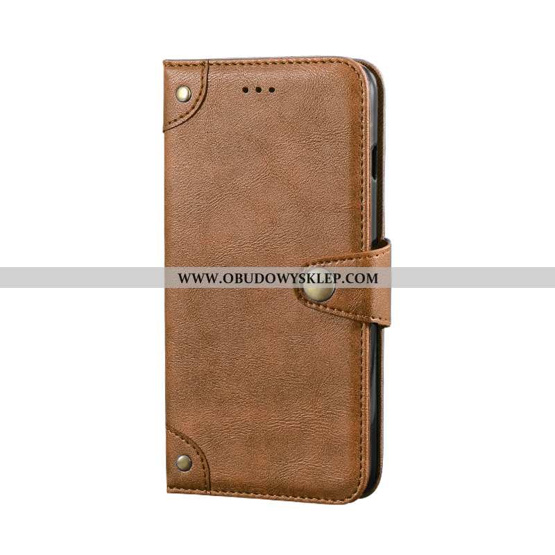 Etui Xiaomi Mi 9 Lite Vintage Miękki Obrzeża, Futerał Xiaomi Mi 9 Lite Trendy Obudowa Niebieska