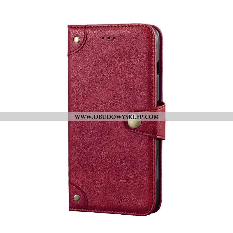 Etui Xiaomi Mi 9 Lite Vintage Miękki Obrzeża, Futerał Xiaomi Mi 9 Lite Trendy Obudowa Niebieska