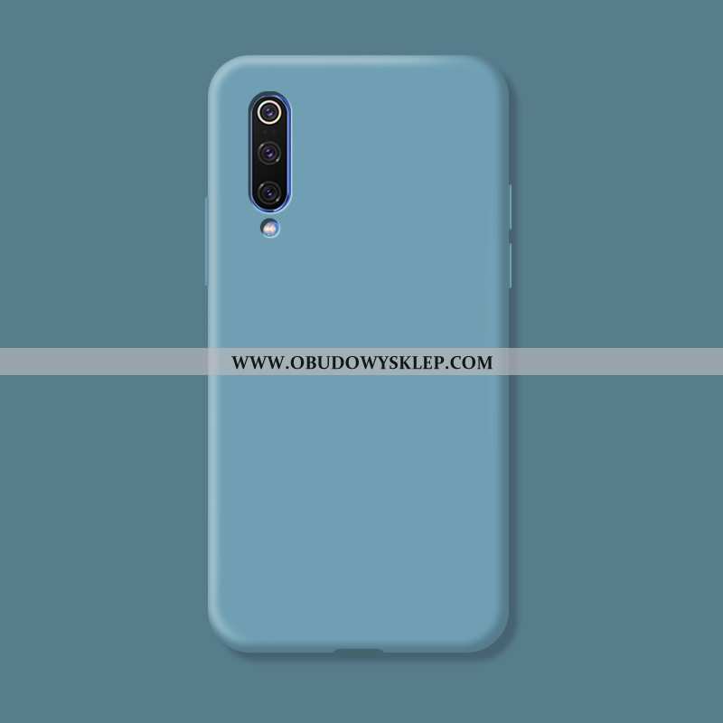 Etui Xiaomi Mi 9 Miękki All Inclusive Proste, Futerał Xiaomi Mi 9 Silikonowe Anti-fall Niebieska