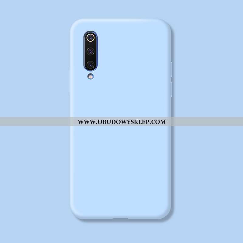 Etui Xiaomi Mi 9 Miękki All Inclusive Proste, Futerał Xiaomi Mi 9 Silikonowe Anti-fall Niebieska