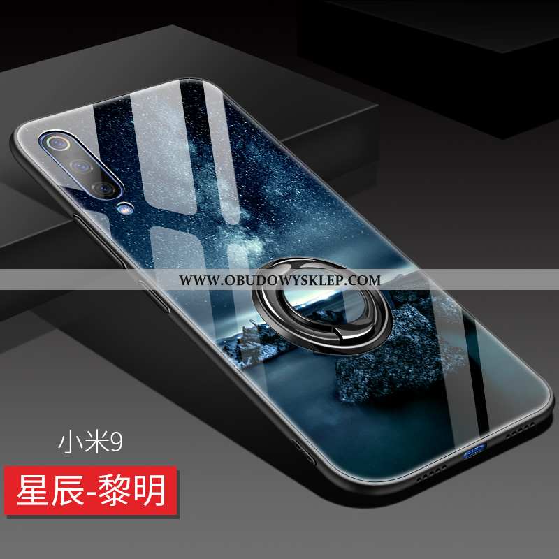 Etui Xiaomi Mi 9 Trendy Anti-fall Nubuku, Futerał Xiaomi Mi 9 Miękki Trudno Niebieska