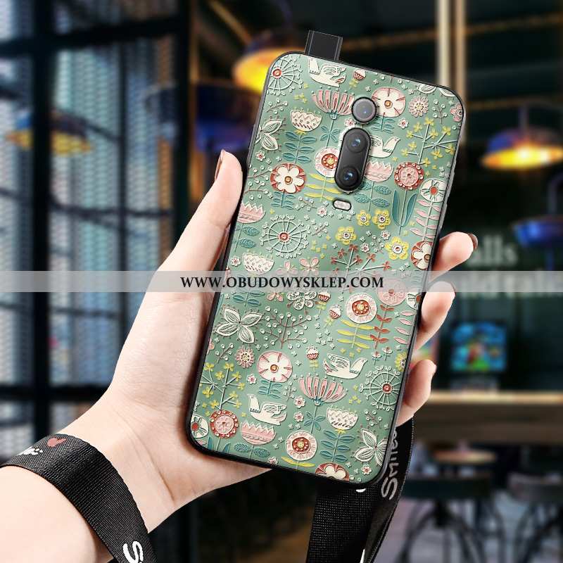 Etui Xiaomi Mi 9t Miękki Czerwony Trendy, Futerał Xiaomi Mi 9t Silikonowe Telefon Komórkowy Zielone