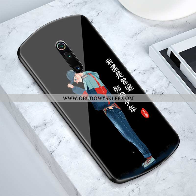 Etui Xiaomi Mi 9t Pro Szkło Zakochani, Futerał Xiaomi Mi 9t Pro Trendy Silikonowe Czarna