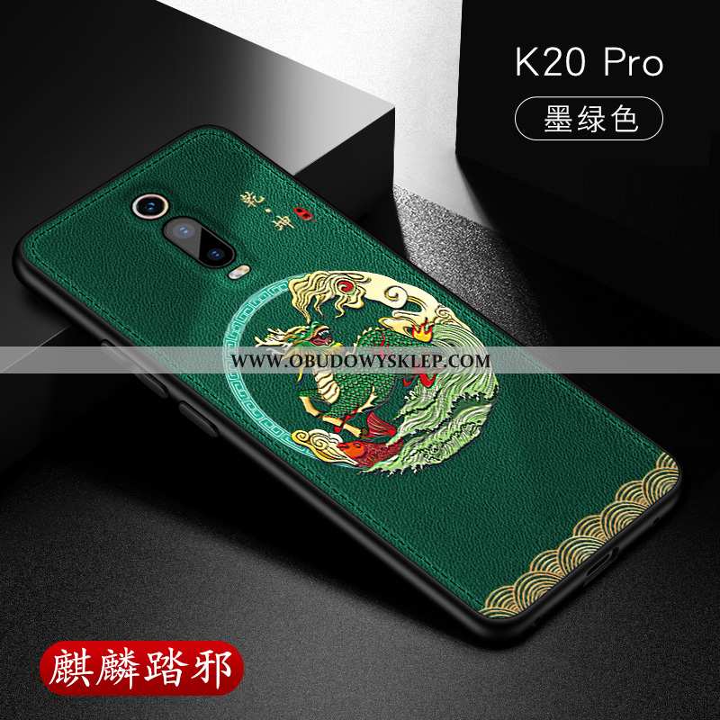 Etui Xiaomi Mi 9t Pro Trendy Skóra, Futerał Xiaomi Mi 9t Pro Super Czerwony Czerwona