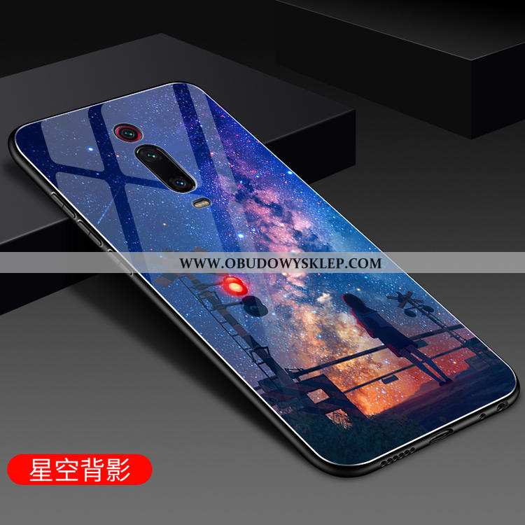 Etui Xiaomi Mi 9t Silikonowe Trudno Nubuku, Futerał Xiaomi Mi 9t Ochraniacz Anti-fall Czerwona