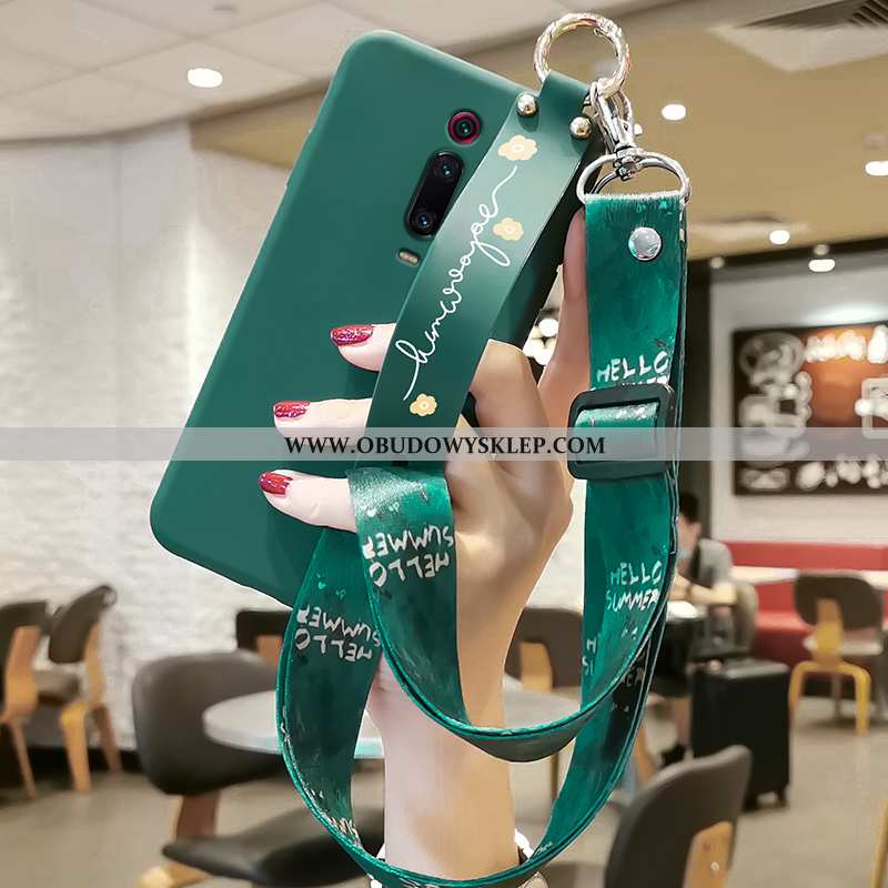 Etui Xiaomi Mi 9t Trendy Futerał Mały, Xiaomi Mi 9t Wiszące Ozdoby Zielony Turquoise