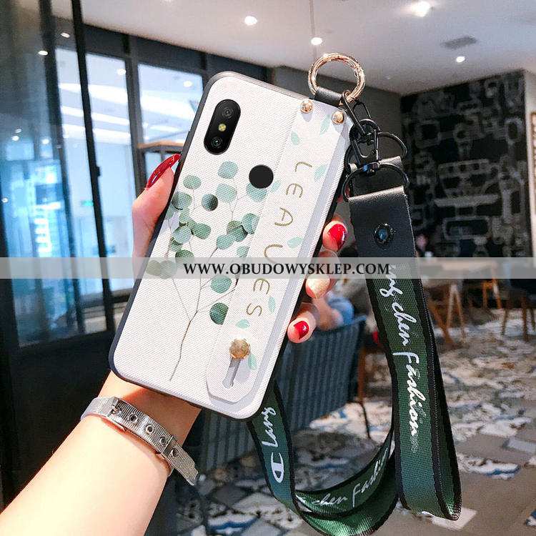 Etui Xiaomi Mi A2 Lite Trendy Telefon Komórkowy, Futerał Xiaomi Mi A2 Lite Miękki Proste Biała