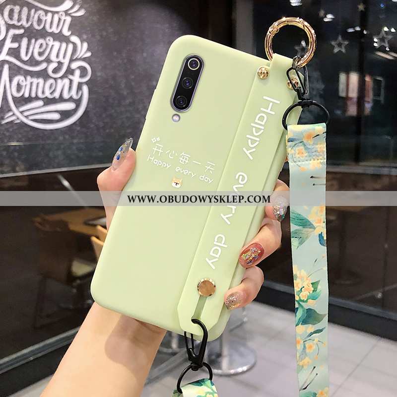 Etui Xiaomi Mi A3 Filmy Wisząca Szyja Etui, Futerał Xiaomi Mi A3 Silikonowe Wzór Army Zielony