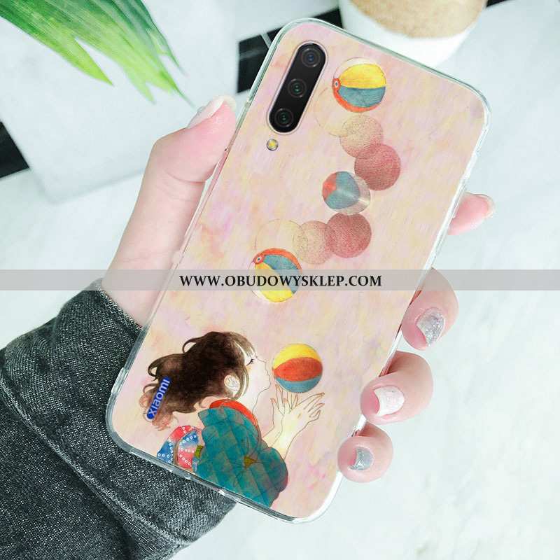 Etui Xiaomi Mi A3 Przezroczysty All Inclusive Futerał, Futerał Xiaomi Mi A3 Trendy Cienkie Rozowa