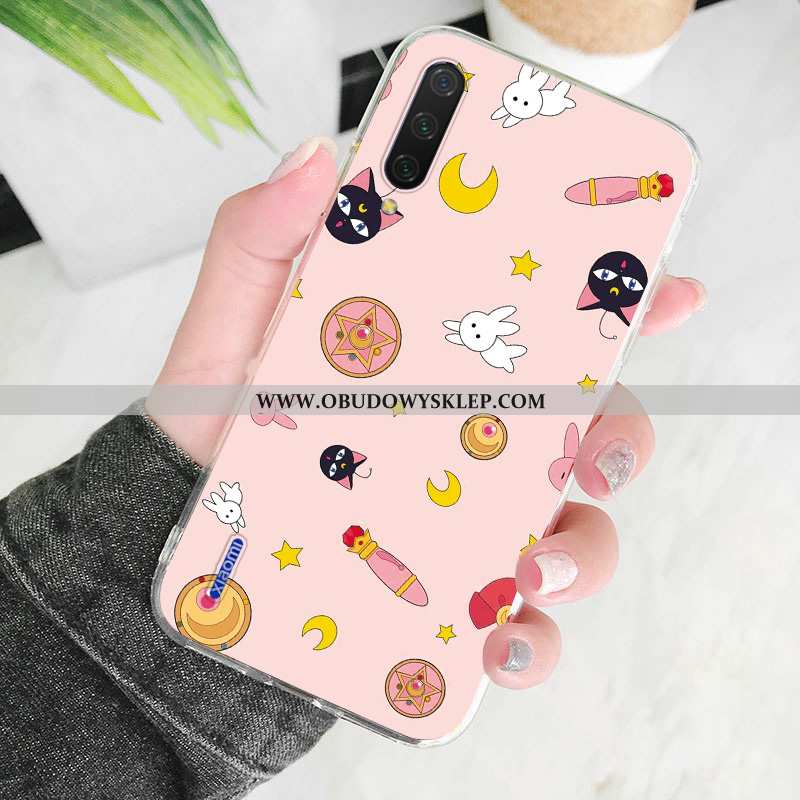 Etui Xiaomi Mi A3 Przezroczysty All Inclusive Futerał, Futerał Xiaomi Mi A3 Trendy Cienkie Rozowa