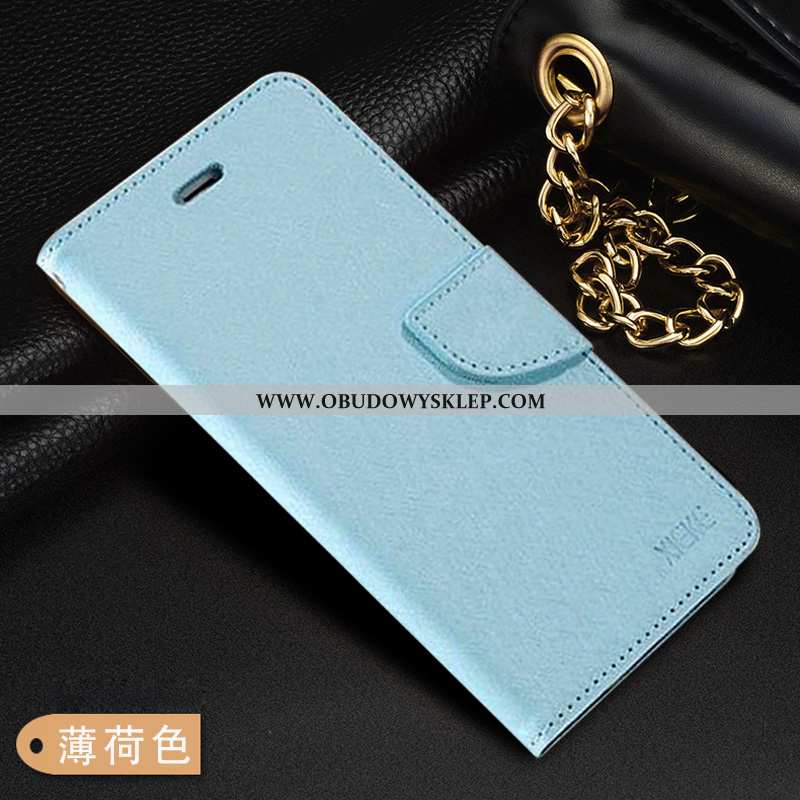 Etui Xiaomi Mi Max 3 Miękki Skórzane Mały, Futerał Xiaomi Mi Max 3 Ochraniacz Niebieski Niebieska