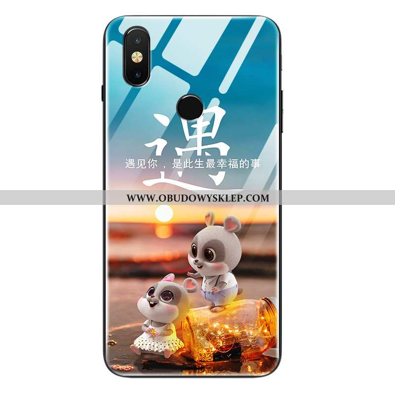 Etui Xiaomi Mi Mix 2s Kreatywne Trendy Rat, Futerał Xiaomi Mi Mix 2s Kreskówka Czerwony Netto Niebie