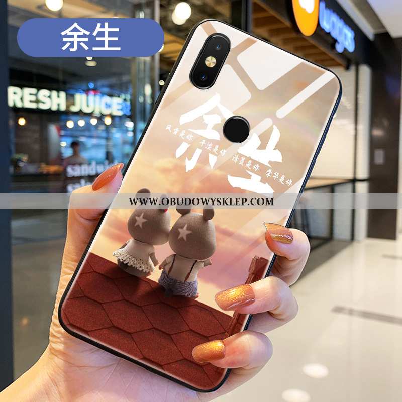 Etui Xiaomi Mi Mix 2s Kreatywne Trendy Rat, Futerał Xiaomi Mi Mix 2s Kreskówka Czerwony Netto Niebie