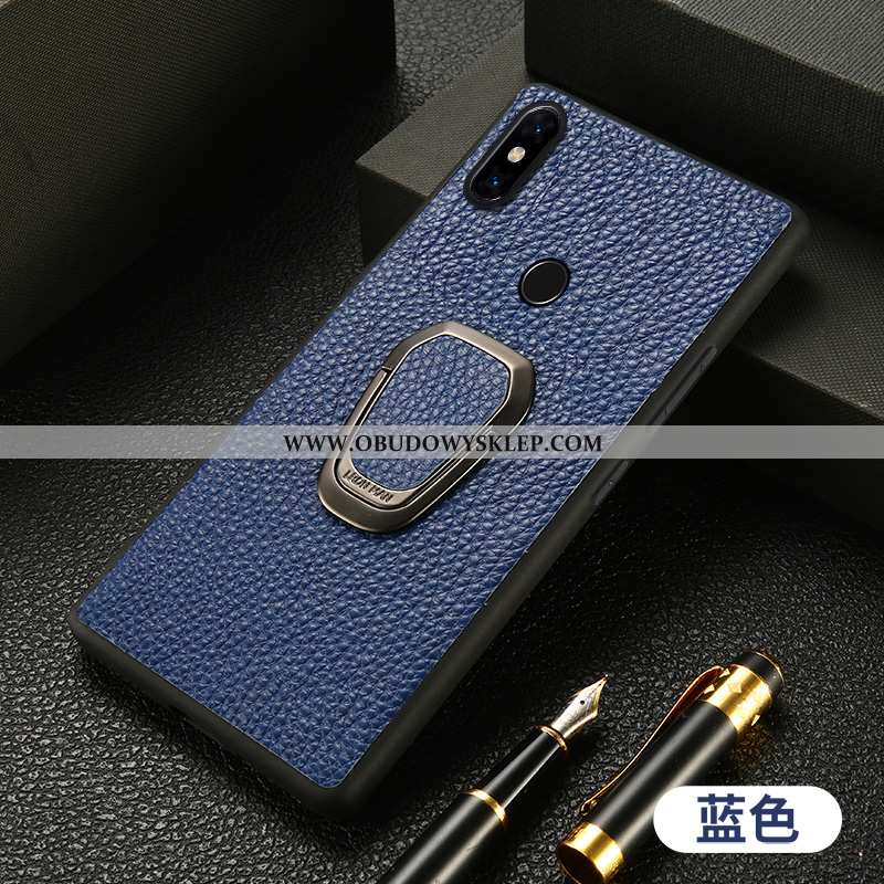 Etui Xiaomi Mi Mix 2s Luksusowy Biznes Mały, Futerał Xiaomi Mi Mix 2s Prawdziwa Skóra Skóra Brązowe