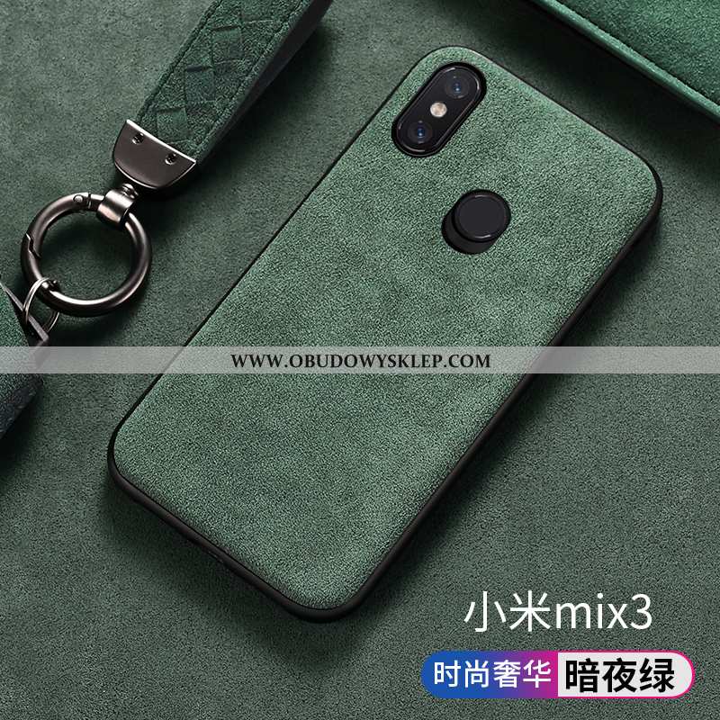 Etui Xiaomi Mi Mix 3 Ochraniacz Futerał, Futerał Xiaomi Mi Mix 3 Zamszowe Mały Czerwona