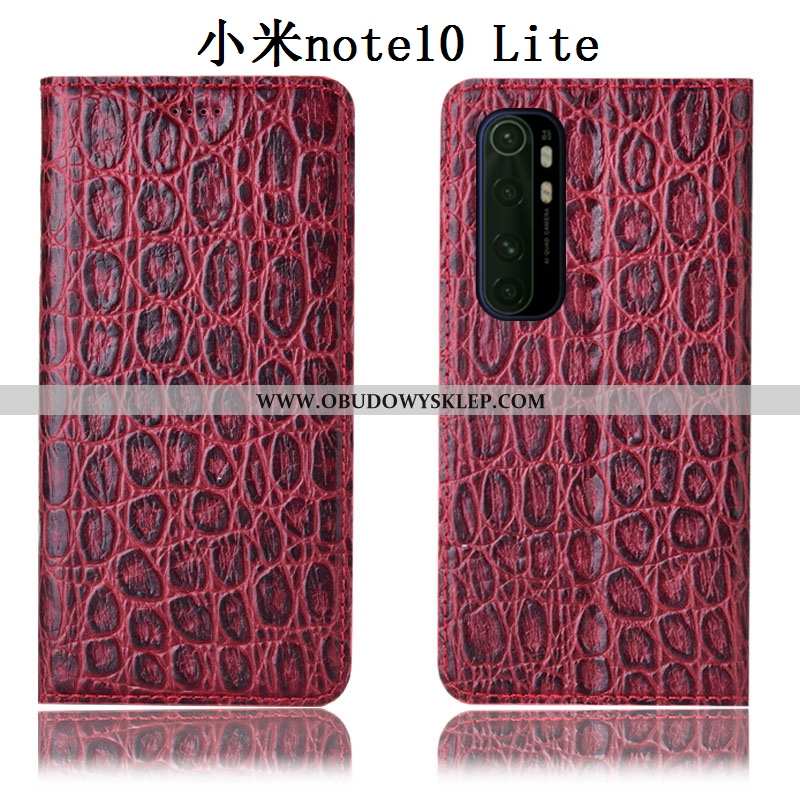 Etui Xiaomi Mi Note 10 Lite Prawdziwa Skóra Obudowa Futerał, Futerał Xiaomi Mi Note 10 Lite Ochrania