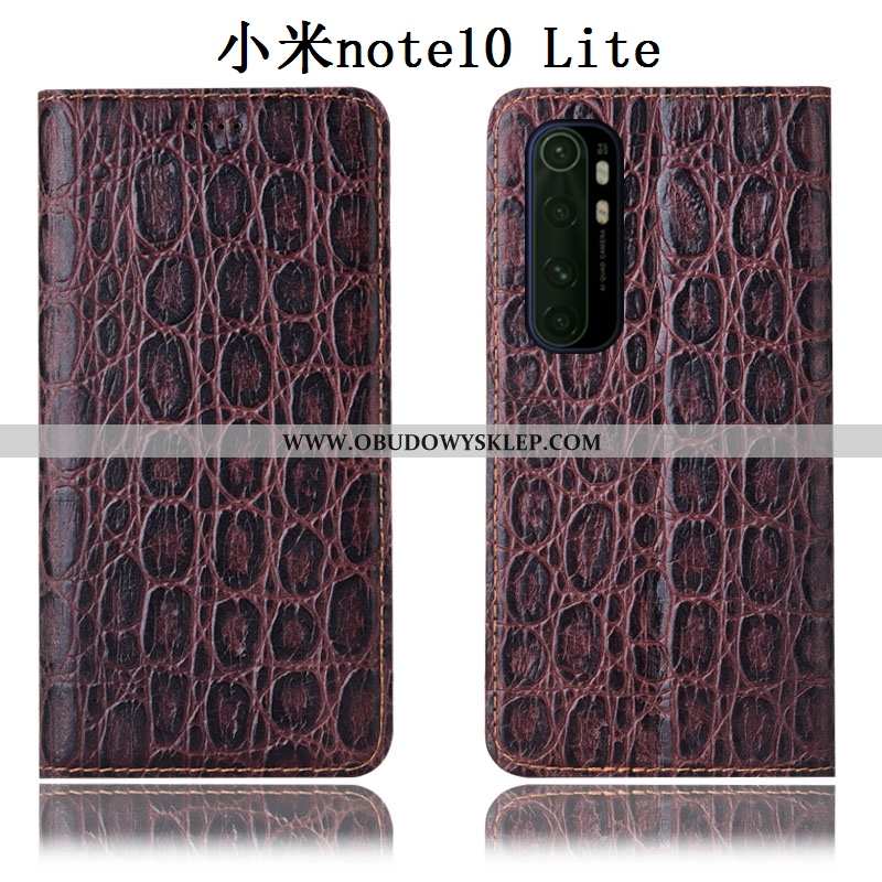 Etui Xiaomi Mi Note 10 Lite Prawdziwa Skóra Obudowa Futerał, Futerał Xiaomi Mi Note 10 Lite Ochrania