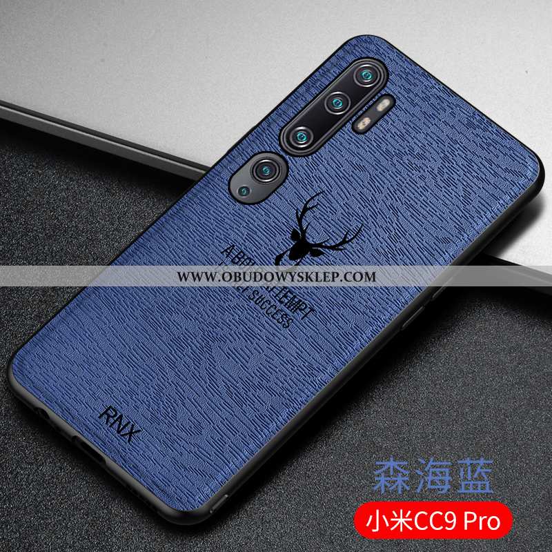 Etui Xiaomi Mi Note 10 Ochraniacz Futerał Niebieski, Xiaomi Mi Note 10 Osobowość Silikonowe Niebiesk