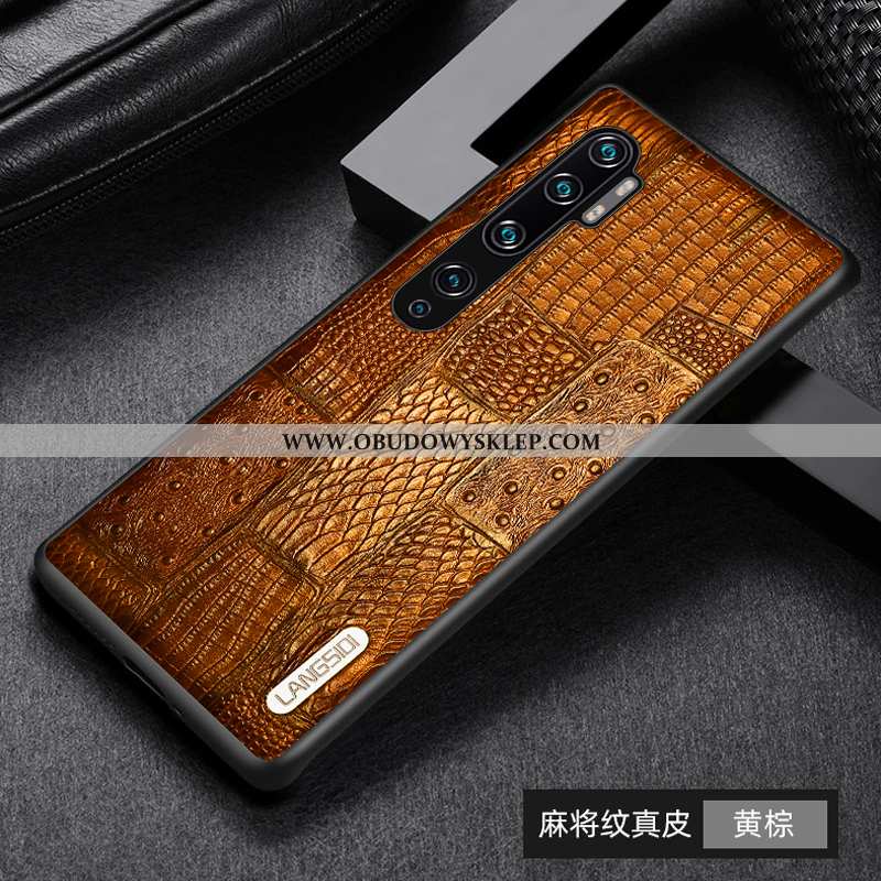 Etui Xiaomi Mi Note 10 Ochraniacz Prawdziwa Skóra All Inclusive, Futerał Xiaomi Mi Note 10 Skórzane 