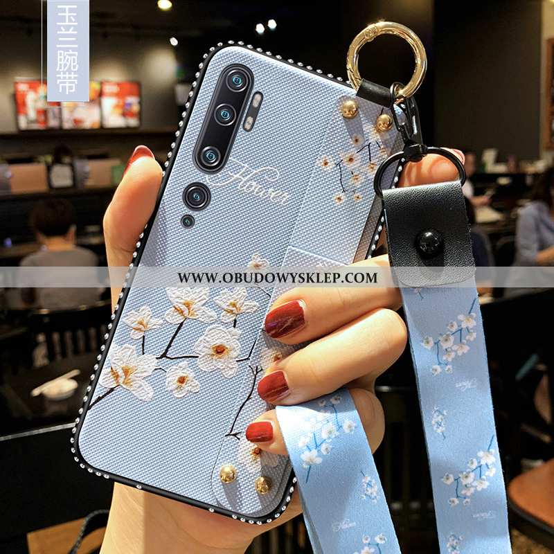 Etui Xiaomi Mi Note 10 Silikonowe Sztuka Etui, Futerał Xiaomi Mi Note 10 Ochraniacz Trendy Czerwona