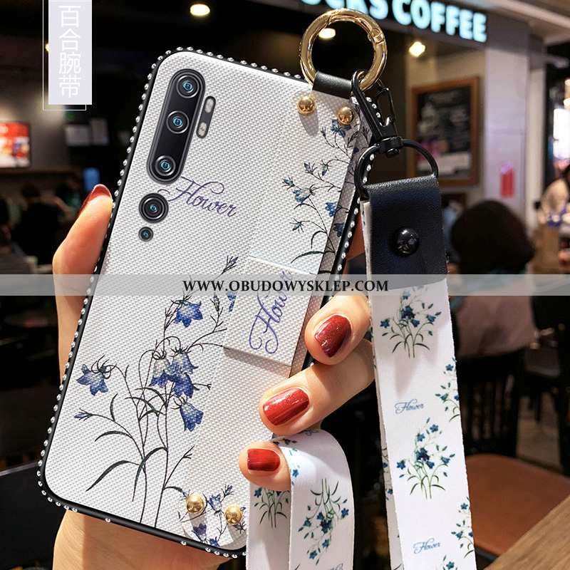 Etui Xiaomi Mi Note 10 Silikonowe Sztuka Etui, Futerał Xiaomi Mi Note 10 Ochraniacz Trendy Czerwona