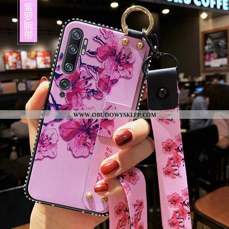 Etui Xiaomi Mi Note 10 Silikonowe Sztuka Etui, Futerał Xiaomi Mi Note 10 Ochraniacz Trendy Czerwona