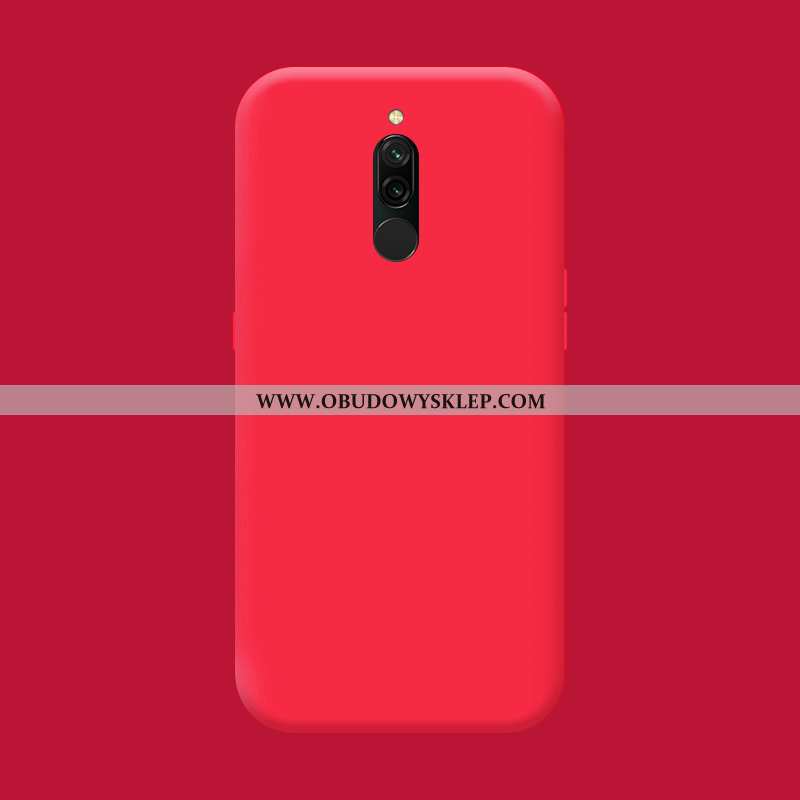 Etui Xiaomi Redmi 8 Silikonowe Szkło Hartowane Trendy, Futerał Xiaomi Redmi 8 Ochraniacz Mały Niebie