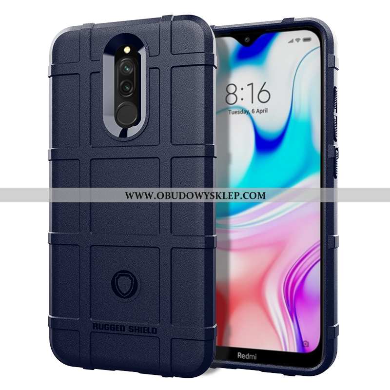 Etui Xiaomi Redmi 8 Trendy Czerwony All Inclusive, Futerał Xiaomi Redmi 8 Miękki Telefon Komórkowy Z