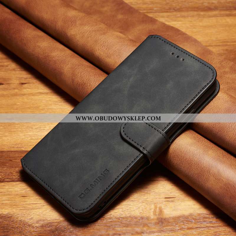 Etui Xiaomi Redmi 8a Vintage Futerał Skórzane Etui, Xiaomi Redmi 8a Miękki Anti-fall Czarna