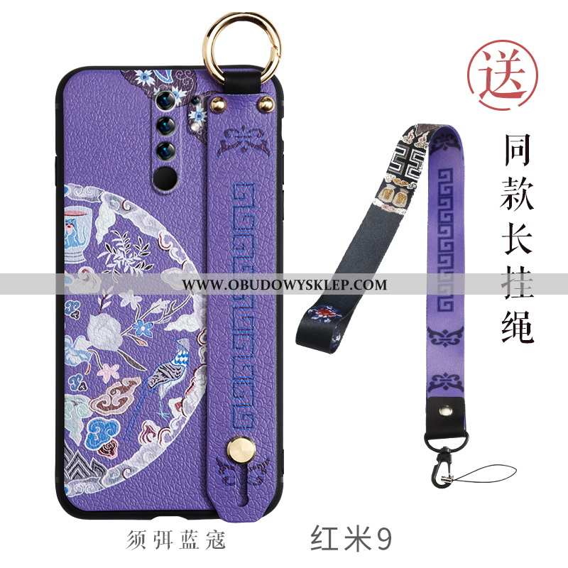 Etui Xiaomi Redmi 9 Moda Purpurowy Nowy, Futerał Xiaomi Redmi 9 Osobowość Silikonowe Fioletowy