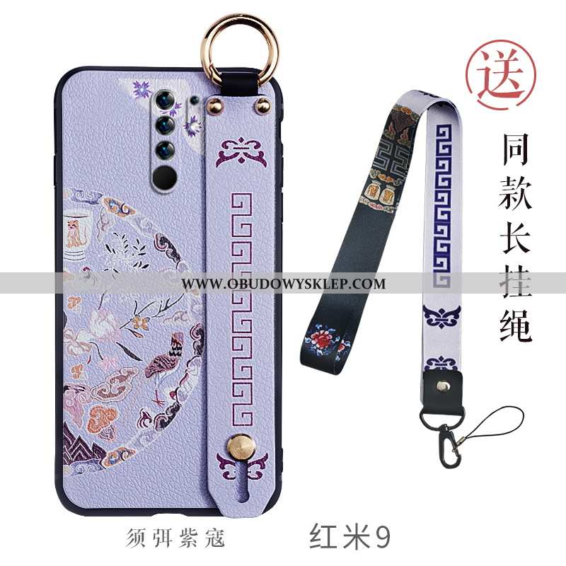 Etui Xiaomi Redmi 9 Moda Purpurowy Nowy, Futerał Xiaomi Redmi 9 Osobowość Silikonowe Fioletowy