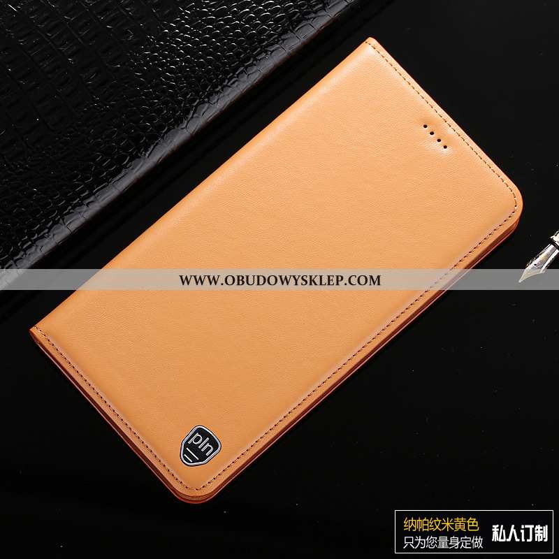 Etui Xiaomi Redmi 9a Prawdziwa Skóra Pokrowce Czerwony, Futerał Xiaomi Redmi 9a Ochraniacz Telefon K