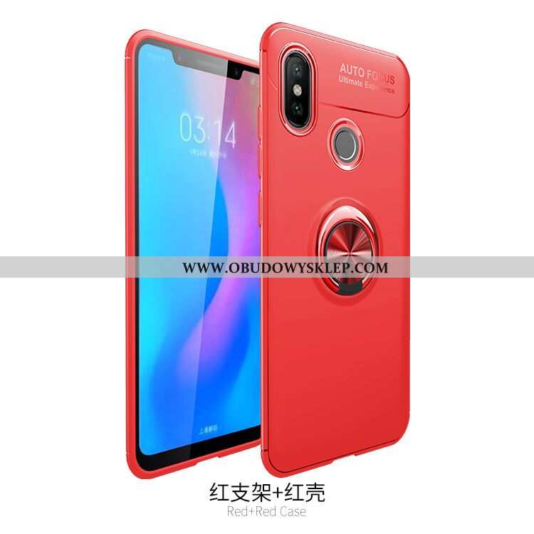 Etui Xiaomi Redmi Note 6 Pro Mały Klamra Magnetyzm, Futerał Xiaomi Redmi Note 6 Pro Czarny Czarna