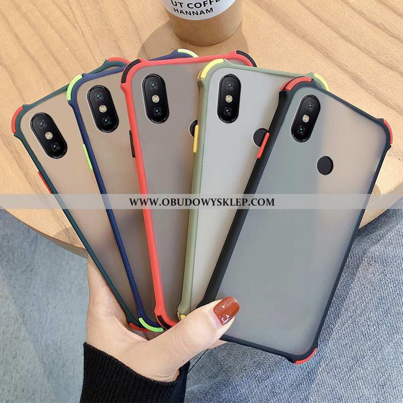 Etui Xiaomi Redmi Note 6 Pro Nubuku Czerwony All Inclusive, Futerał Xiaomi Redmi Note 6 Pro Ochrania