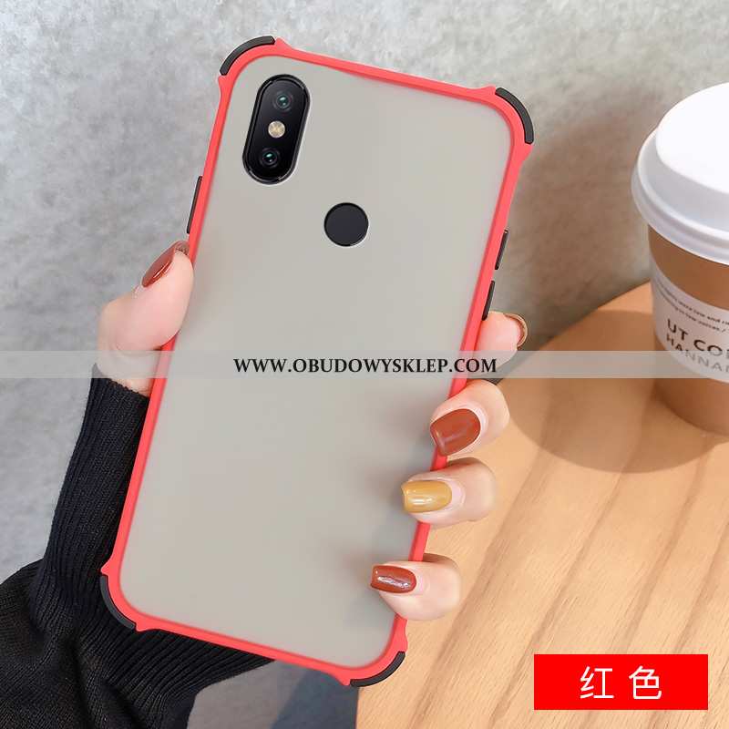 Etui Xiaomi Redmi Note 6 Pro Nubuku Czerwony All Inclusive, Futerał Xiaomi Redmi Note 6 Pro Ochrania