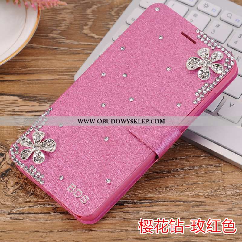 Etui Xiaomi Redmi Note 7 Ochraniacz Czerwony Wisząca Szyja, Futerał Xiaomi Redmi Note 7 Rhinestone M